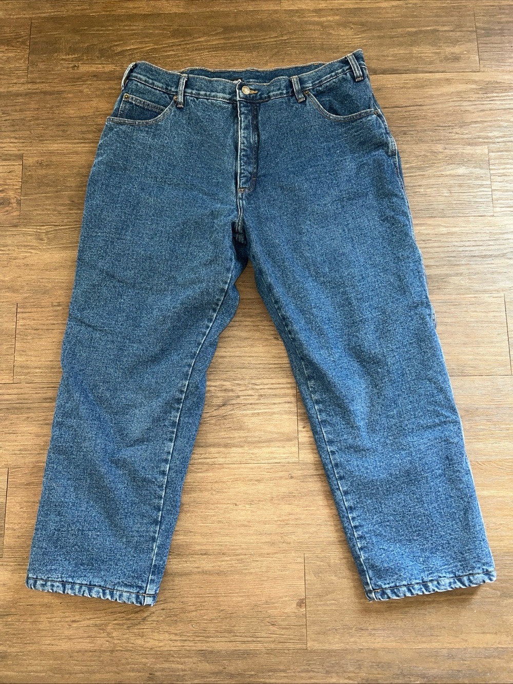 Men's Straight Fit insulated Blue Denim Jeans Thinsulate insulation